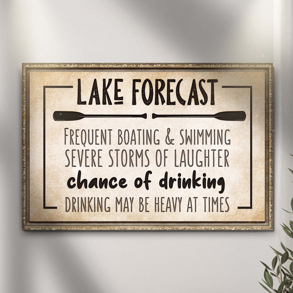 Lake Forecast Sign, photo 2 of 7