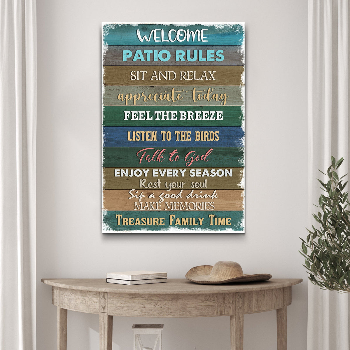 Patio Rules Sign, photo 3 of 7