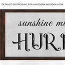 Sunshine Mixed With A Little Hurricane Sign II