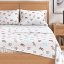 Turkish Cotton Christmas Flannel Sheet - Whittaker Collection by Great Bay Home
