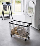 Rolling Wire Basket (14.8" H)  - Steel