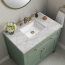 James Martin Chicago 36" Single Bathroom Vanity, Smokey Celadon