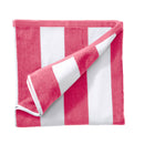 Cotton Velour Cabana Stripe Beach Towel - Novia Collection by Great Bay Home