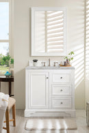 James Martin De Soto 36" Single Bathroom Vanity, Bright White