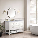 James Martin Breckenridge 48" Single Bathroom Vanity, Bright White