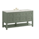James Martin Breckenridge 60" Single Bathroom Vanity, Smokey Celadon