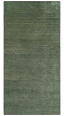 Teal and Brown Modern Contemporary Design Custom Made wool Rug