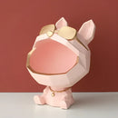GobekUsa Big Mouth Dog Resin Sculpture Figurine Home Decor Ornamental Storage Box