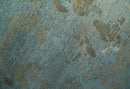 Teal and Olive Modern Abstract Hand Knotted 5x8 wool area Rug