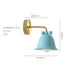 GobekUsa Bowknot Bell Wall Lamp E27 LED Glass Bedroom Kitchen Island Kids/Princess Room