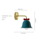 GobekUsa Bowknot Bell Wall Lamp E27 LED Glass Bedroom Kitchen Island Kids/Princess Room