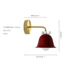 GobekUsa Bowknot Bell Wall Lamp E27 LED Glass Bedroom Kitchen Island Kids/Princess Room