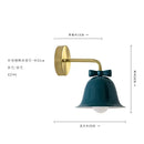GobekUsa Bowknot Bell Wall Lamp E27 LED Glass Bedroom Kitchen Island Kids/Princess Room