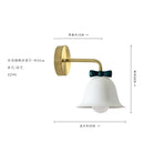 GobekUsa Bowknot Bell Wall Lamp E27 LED Glass Bedroom Kitchen Island Kids/Princess Room