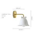GobekUsa Bowknot Bell Wall Lamp E27 LED Glass Bedroom Kitchen Island Kids/Princess Room