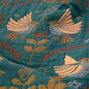 GobekUsa Birds Jacquard Cotton Gauze Sofa Cover - Non-Slip Blanket for All Seasons
