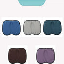 Teal & black 3d honeycomb silica gel seat cushion office chair support by Decorbites