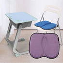 Teal & black 3d honeycomb silica gel seat cushion office chair support by Decorbites