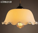 GobekUsa Blue Glass Pendant Lights for Bedroom Dinning Living Room