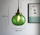 GobekUsa Blue Glass Pendant Lights for Bedroom Dinning Living Room