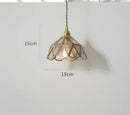 GobekUsa Blue Glass Pendant Lights for Bedroom Dinning Living Room