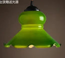 GobekUsa Blue Glass Pendant Lights for Bedroom Dinning Living Room