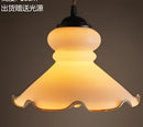 GobekUsa Blue Glass Pendant Lights for Bedroom Dinning Living Room