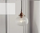 GobekUsa Blue Glass Pendant Lights for Bedroom Dinning Living Room
