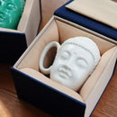 GobekUsa Buddha Sculpture Ceramic Coffee Cup with Covered Handle - Character Portrait Mug