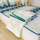 GobekUsa Cool Summer Blanket Set with Latex Bed Mat - Lightweight Breathable Comforter Bedding