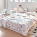 GobekUsa Cool Summer Blanket Set with Latex Bed Mat - Lightweight Breathable Comforter Bedding