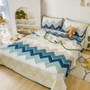 GobekUsa Cool Summer Blanket Set with Latex Bed Mat - Lightweight Breathable Comforter Bedding