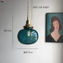 GobekUsa Glass Ball Pendant Light: Nordic Modern LED Lamp for Bedroom and Bathroom