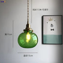 GobekUsa Glass Ball Pendant Light: Nordic Modern LED Lamp for Bedroom and Bathroom
