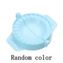 Teal & orange dough press tool kitchen dumpling skin maker by Decorbites