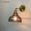 GobekUsa Glass Shade LED Wall Lamp for Luxury Living Room Decor
