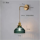 GobekUsa Glass Shade LED Wall Lamp for Luxury Living Room Decor