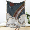 GobekUsa Daisy Pattern Woven Throw Blanket: Stylish Tassel Thread Blanket for Home Decor & Picnics