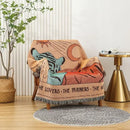 GobekUsa Knitted Nordic Outdoor Sofa Blanket - Home Decor Aesthetics & Camping Picnic Mat