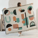 GobekUsa Knitted Nordic Outdoor Sofa Blanket - Home Decor Aesthetics & Camping Picnic Mat