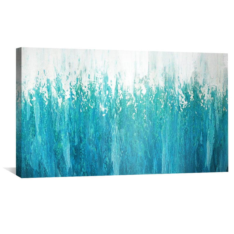 Teal Transition Canvas