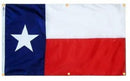 Texas Nylon Flag with Grommets Along Edges for Wall Hanging by Flagman of America