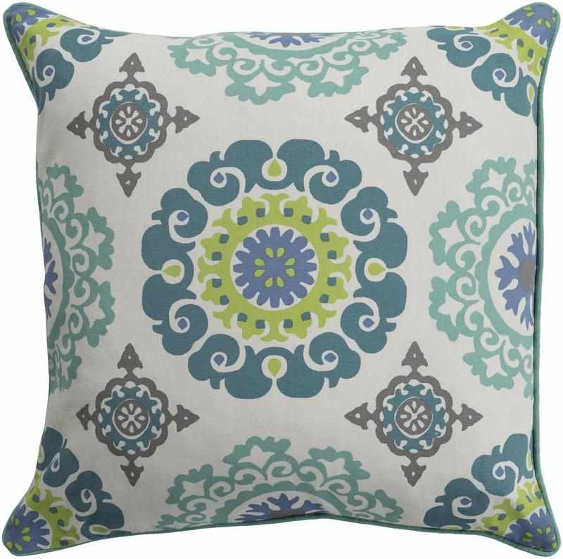 Hexel Mint Pillow Cover