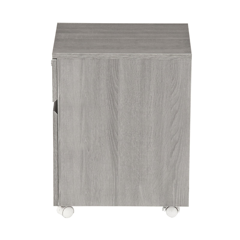 Techni Mobili Rolling Two Drawer Vertical Filing Cabinet with Lock and Storage, photo 8 of 10