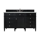 James Martin Brittany 60" Single Bathroom Vanity, Black Onyx