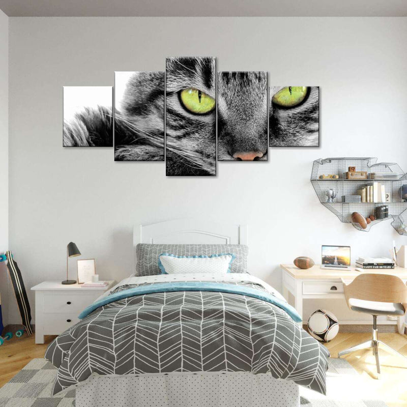 Green Eyed Cat Wall Art