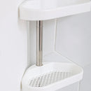 GobekUsa Telescopic Shower Rack Organizer - Rust-Proof Stainless Steel