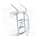 3-Step Telescoping Boat Ladder with Fiberglass Platform and Handrails by LJGDeals