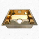 Unlacquered Brass Kitchen Island Sink