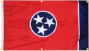 Tennessee Flag with Grommets Along the Edges for Wall Hanging by Flagman of America
